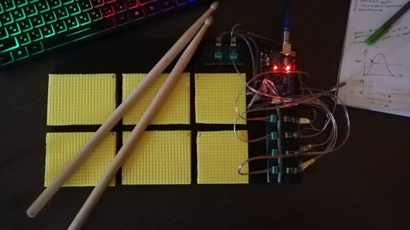 Электронные барабаны ордуино Orduino